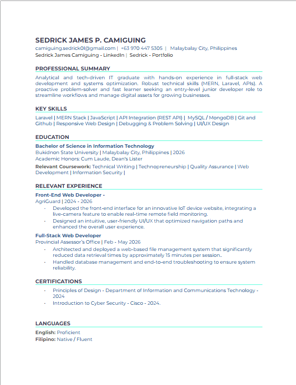 My Resume